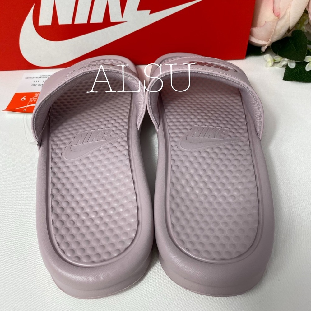 NWT Nike Benassi JDI Particle Beige W AUTHENTIC - Picture 5 of 7